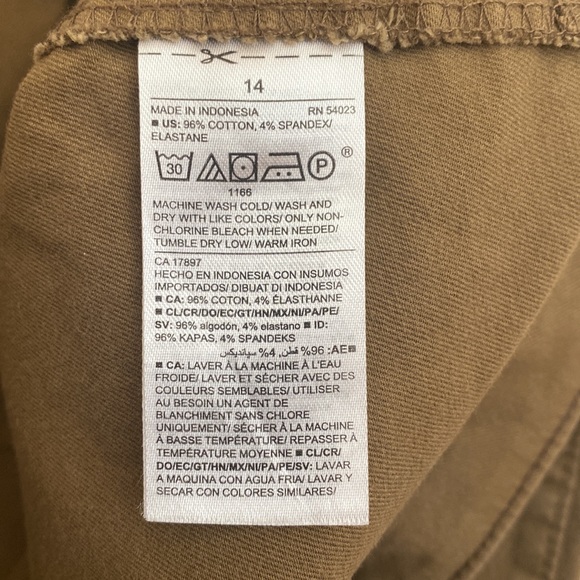 Old Navy Rye Brown Womens Pants Size 14 - Picture 9 of 9